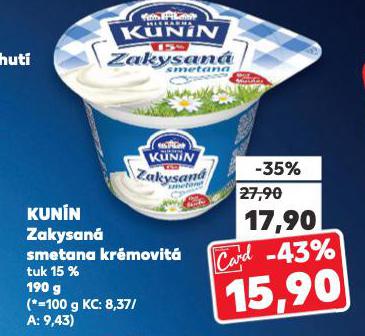 KUN�N ZAKYSAN� SMETANA