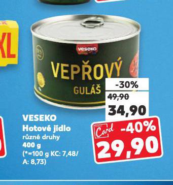 VESEKO HOTOV� J�DLO