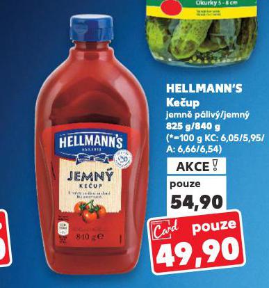HELLMANN'S KE�UP