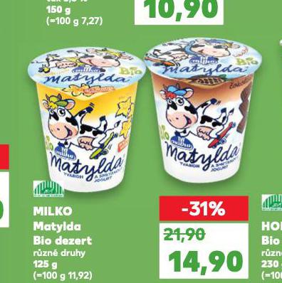 MILKO MATYLDA BIO DEZERT