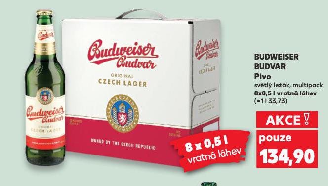 PIVO BUDWEISER BUDVAR