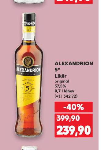 ALEXANDRION 5* LIK�R