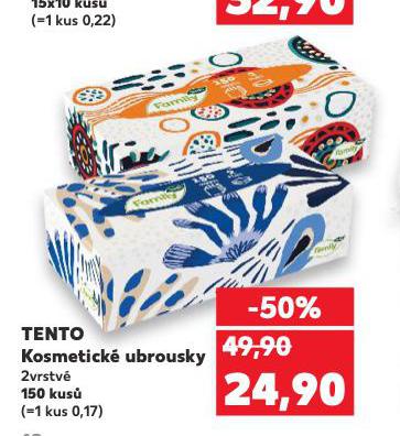 TENTO KOSMETICK� UBROUSKY