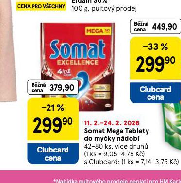 SOMAT MEGA TABLETY DO MY�KY