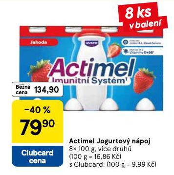 ACTIMEL JOGURTOV� N�POJ