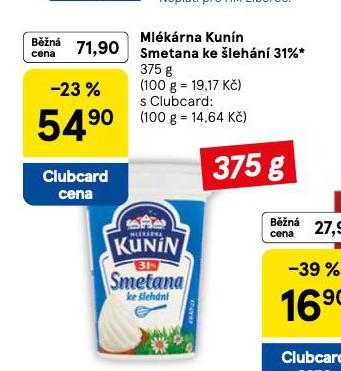 KUN�N SMETANA KE �LEH�N� 31%