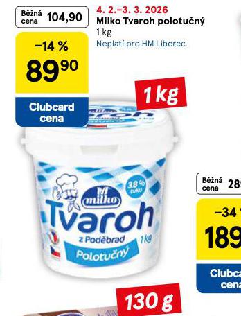 MILKO TVAROH POLOTU�N�