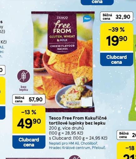 FREE FROM KUKU�I�N� TORTILLOV� LUP�NKY BEZ LEPKU