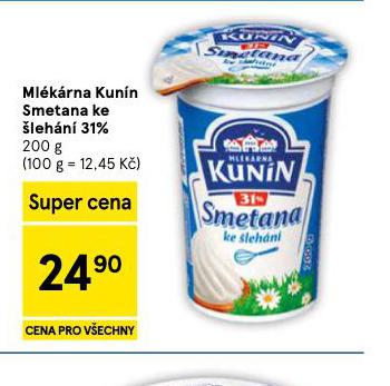 KUN�N SMETANA KE �LEH�N� 31%
