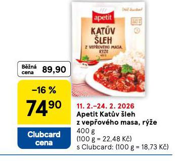 APETIT KAT�V �LEH Z VEP�OV�HO MASA, RݎE