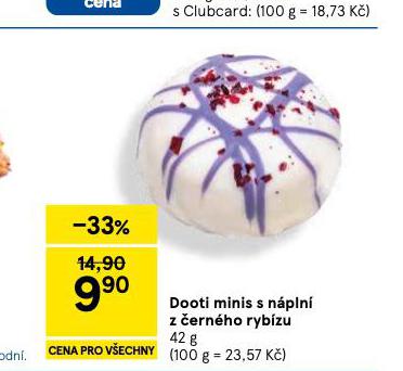 DOOTI MINIS S N�PLN� Z �ERN�HO RYB�ZU