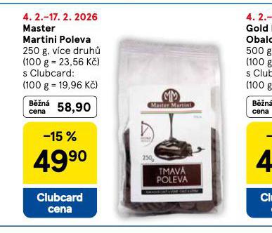 MASTER MARTINI POLEVA