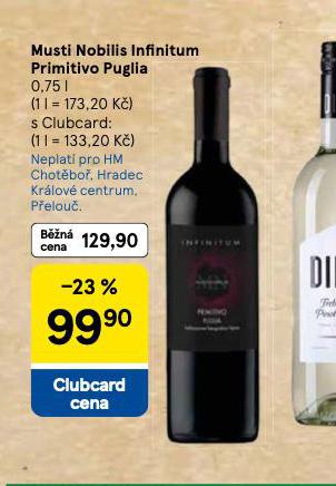 MUSTI NOBILIS INFINITUM PRIMITIVO PUGLIA