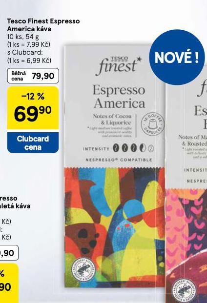 TESCO FINEST ESPRESSO AMERICK� K�VA
