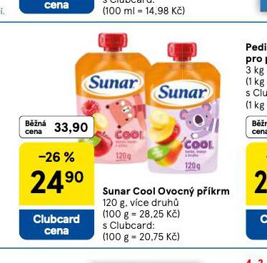 SUNAR COOL OVOCN� P��KRM