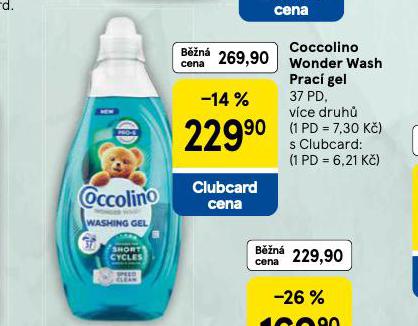 COCCOLINO WONDER WASH GEL NA PRAN�