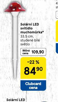 SOL�RN� LED SV�TIDLO MUCHOM�RKA