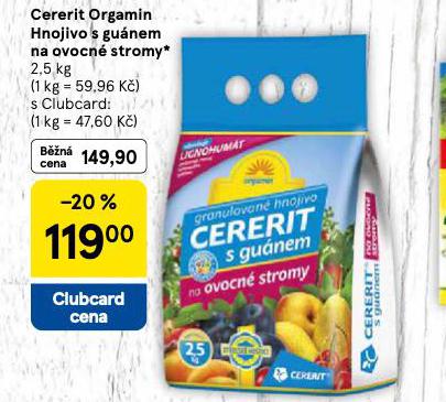 CERERIT ORGAMIN HNOJIOV S GU�NEM NA OVOCN� STROMY