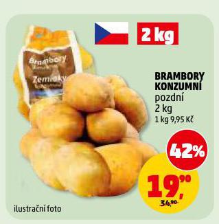 BRAMBORY KONZUMN� POZDN�