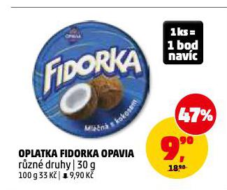 OPLATKA FIDORKA OPAVIA