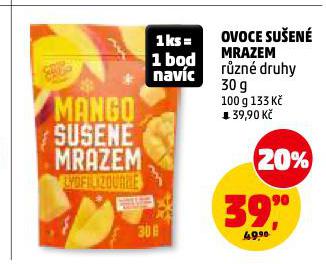 OVOCE SU�EN� MRAZEM