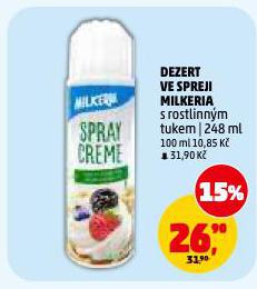 DEZERT VE SPREJI MILKERIA