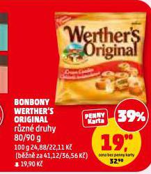 BONBONY WERTHER'S ORIGINAL