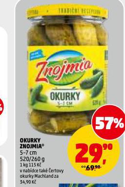 ZNOJMIA OKURKY