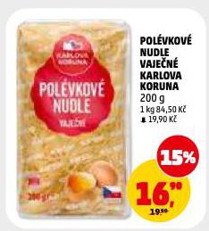 POL�VKOV� NUDLE VAJE�N�