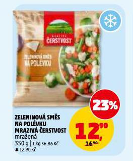 ZELENINOV� SM�S NA POL�VKU MRAZIV� �ERSTVOST