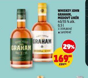 WHISKEY JOHN GRAHAM MEDOV� LIK�R