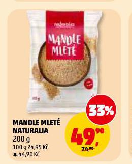 MANDLE MLET� NATURALIA