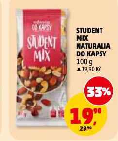 STUDENT MIX NATURALIA DO KAPSY