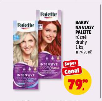 PALETTE BARVA NA VLASY