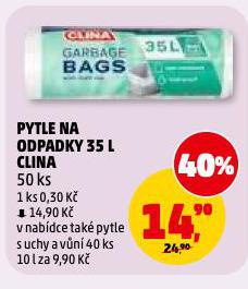 PYTLE NA ODPADKY CLINA