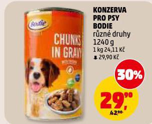 BODIE KONZERVA PRO PSY