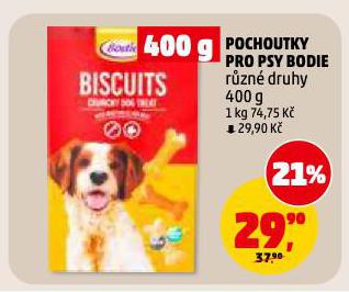 BODIE POCHOUTKY PRO PSY