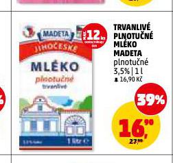 MADETA TRVANLIV� PLNOTU�N� ML�KO