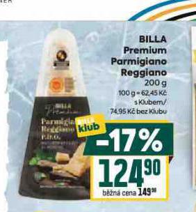 BILLA PREMIUM PARMIGIANO REGGIANO