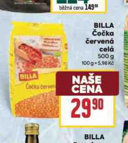 BILLA �O�KA �ERVEN� CEL�