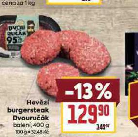 HOV�Z� BURGERSTEAK DVOURU��K