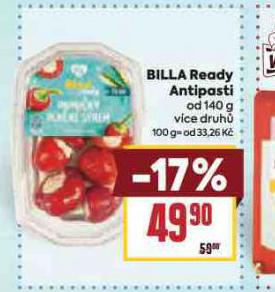 BILLA READY ANTIPASTI