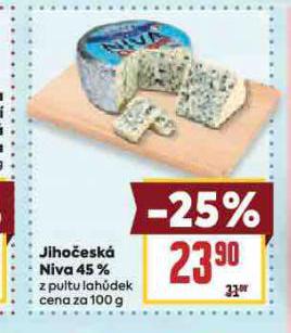 JIHO�ESK� NIVA 45%