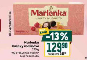 MARLENKA KULI�KY MALINOV�