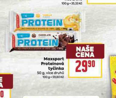 MAXSPORT PROTEINOV� TY�INKA