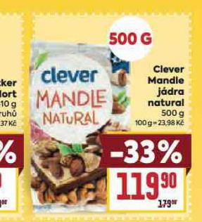 CLEVER MANDLE J�DRA NATURAL