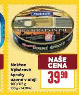 NEKTON V�B�ROV� �PROTY UZEN� V OLEJI