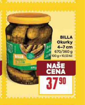 BILLA OKURKY 4-7 CM