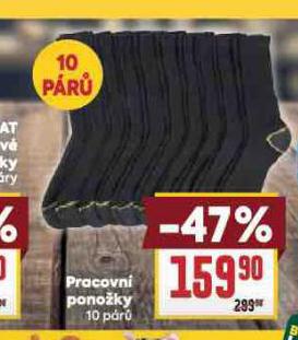 PRACOVN� PONO�KY