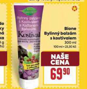 BIONE BYLINN� BALZ�M S KOSTIVALEM